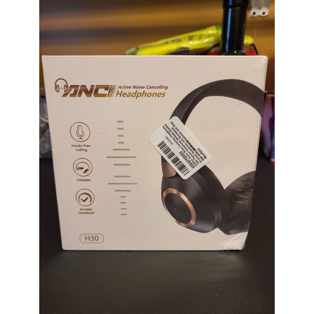 ANC Active Noise Canceling Over-Ear Wireless Headphones.